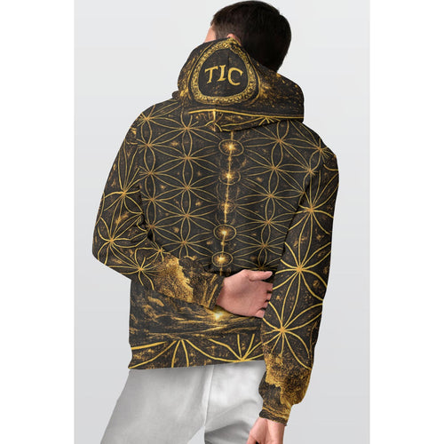 All-Over Print Men's Thicken Pullover Hoodie
